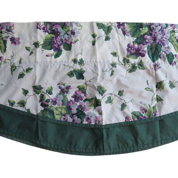 Vintage Waverly Garden Room Sweet Violets Curtain Valance 14" X 72" Unlined - Picture 3 of 8